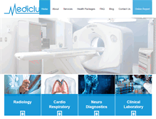 Tablet Screenshot of mediclu.com